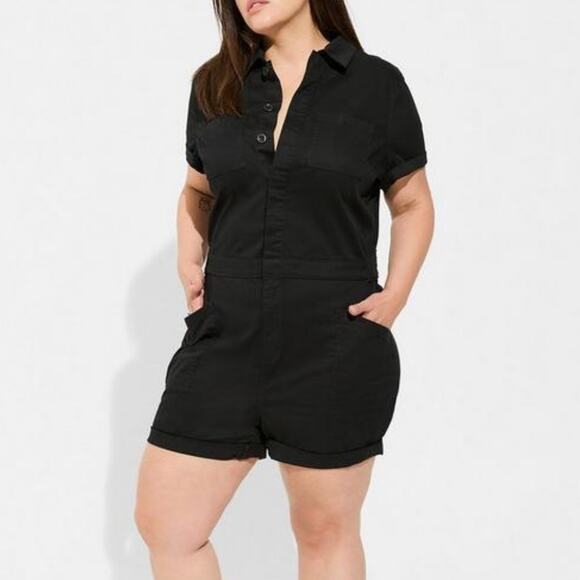 torrid Pants - Torrid Black 8 Inch Lightweight Twill Jumper 20 NWT 40480028